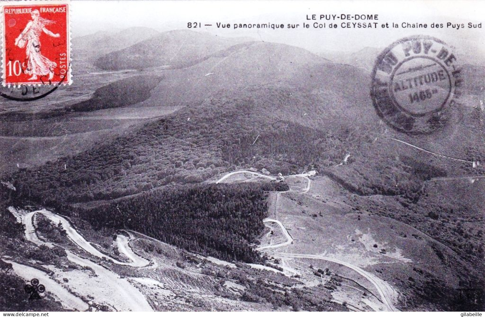 63 - LE PUY De DOME - Vue Panoramique Sur Le Col De Ceyssat Et La Chaine Des Puys - Otros & Sin Clasificación
