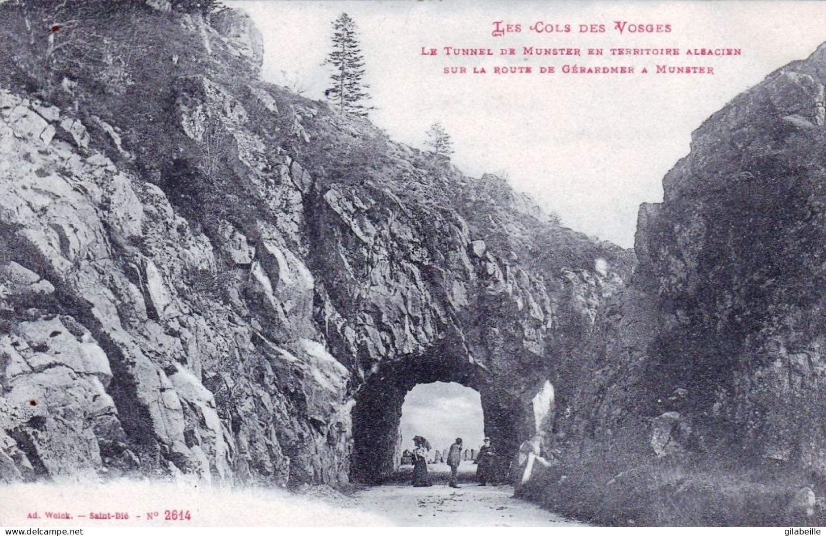 88 - Vosges - Le Tunnel De Munster En Territoire Alsacien Sur La Route De Gerardmer A Munster - Altri & Non Classificati
