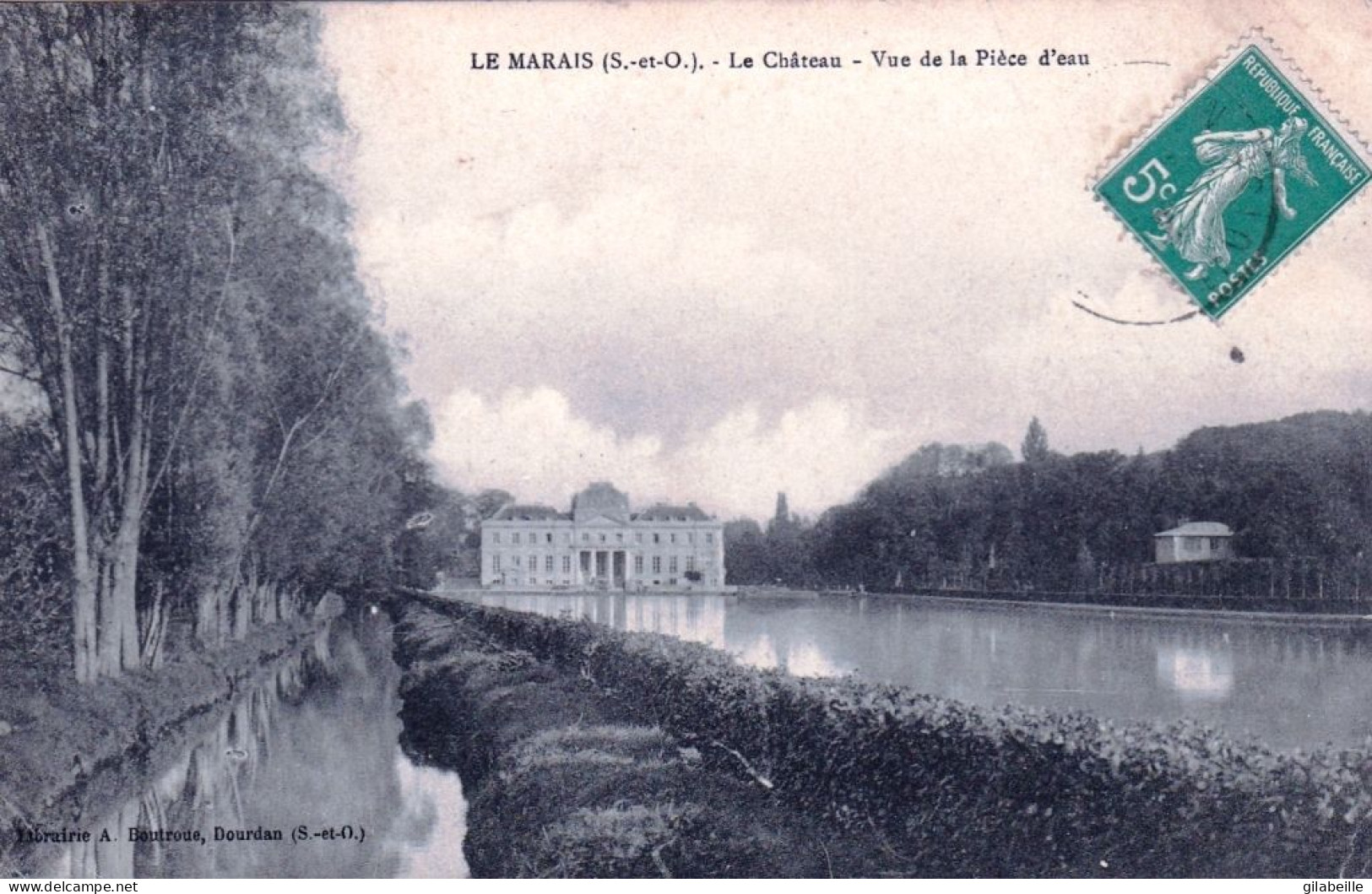 91 - Essonne -  LE MARAIS ( Val Saint Germain ) - Le Chateau - Vue De La Piece D Eau - Autres & Non Classés