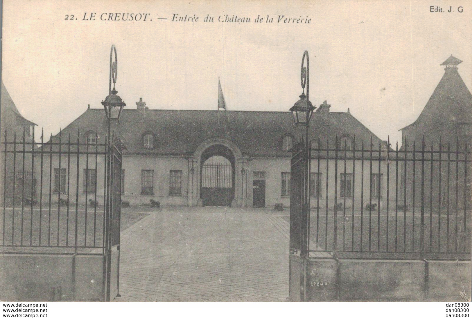 71 LE CREUSOT ENTREE DU CHATEAU DE LA VERRERIE - Le Creusot