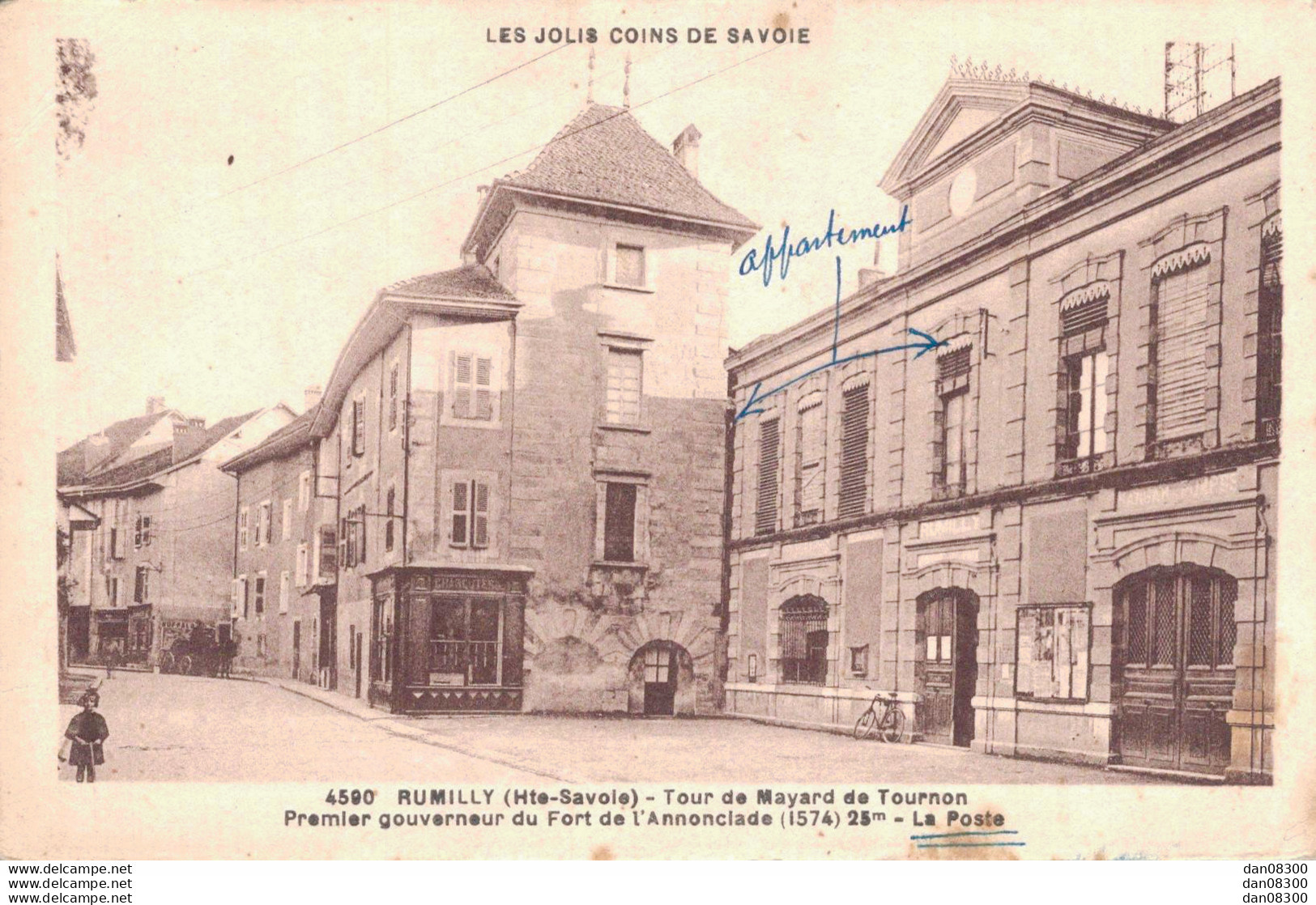 74 RUMILLY TOUR DE MAYARD DE TOURNON LA POSTE - Rumilly