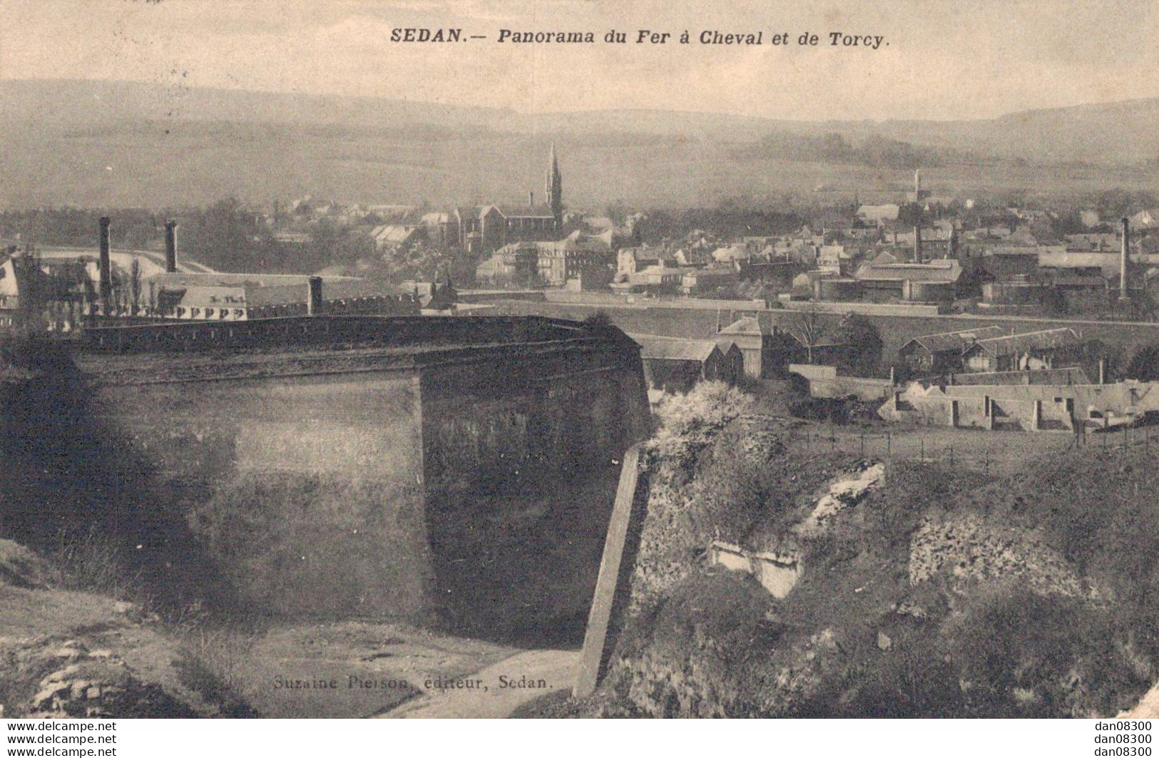 08 SEDAN PANORAMA DU FER A CHEVAL ET DE TORCY - Sedan