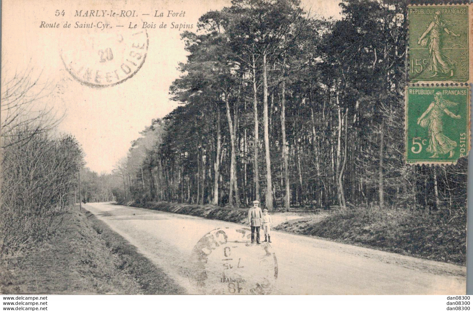 78 MARLY LE ROI LA FORET ROUTE DE SAINT CYR LE BOIS DE SAPINS - Marly Le Roi