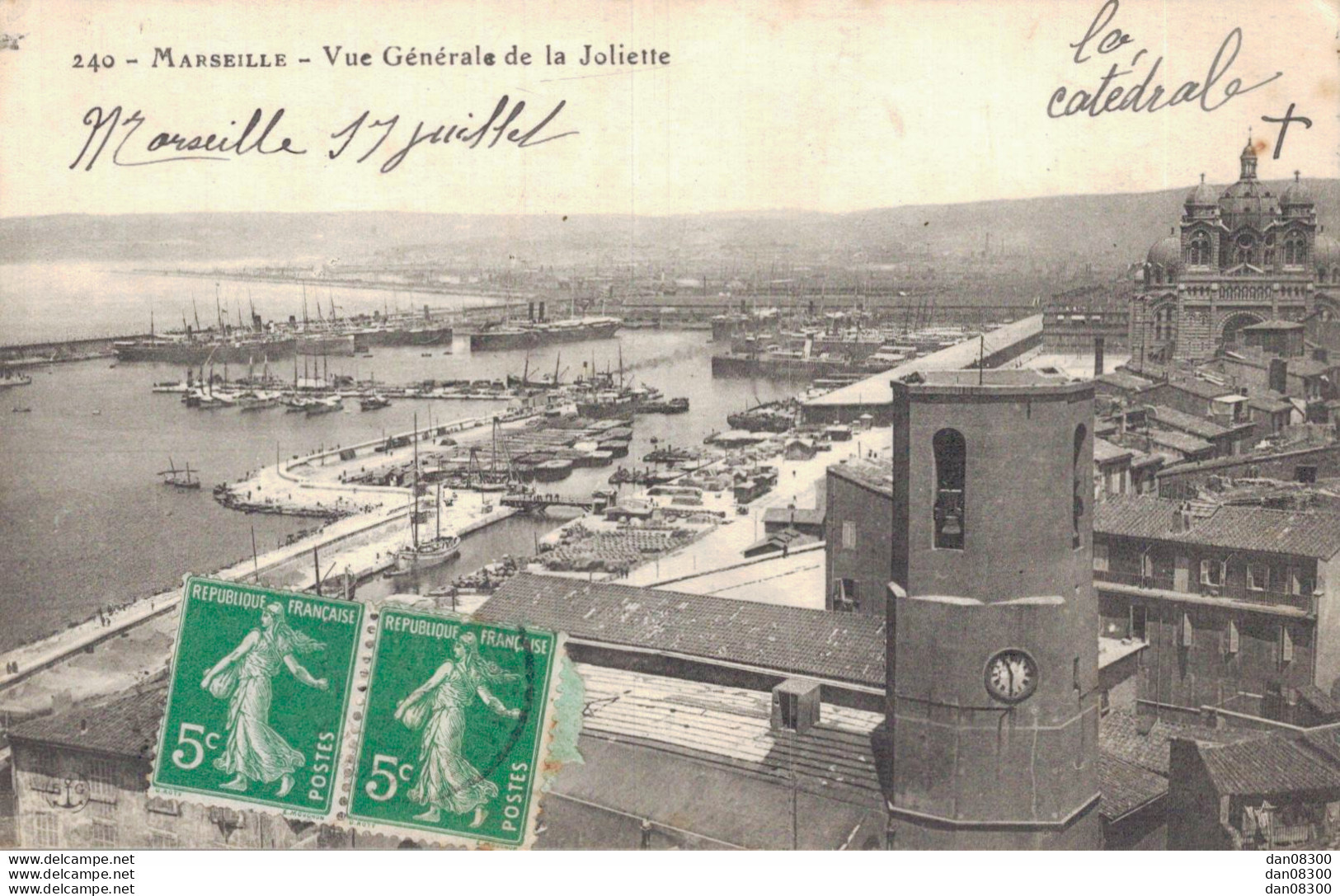 13 MARSEILLE VUE GENERALE DE LA JOLIETTE - Joliette, Zone Portuaire