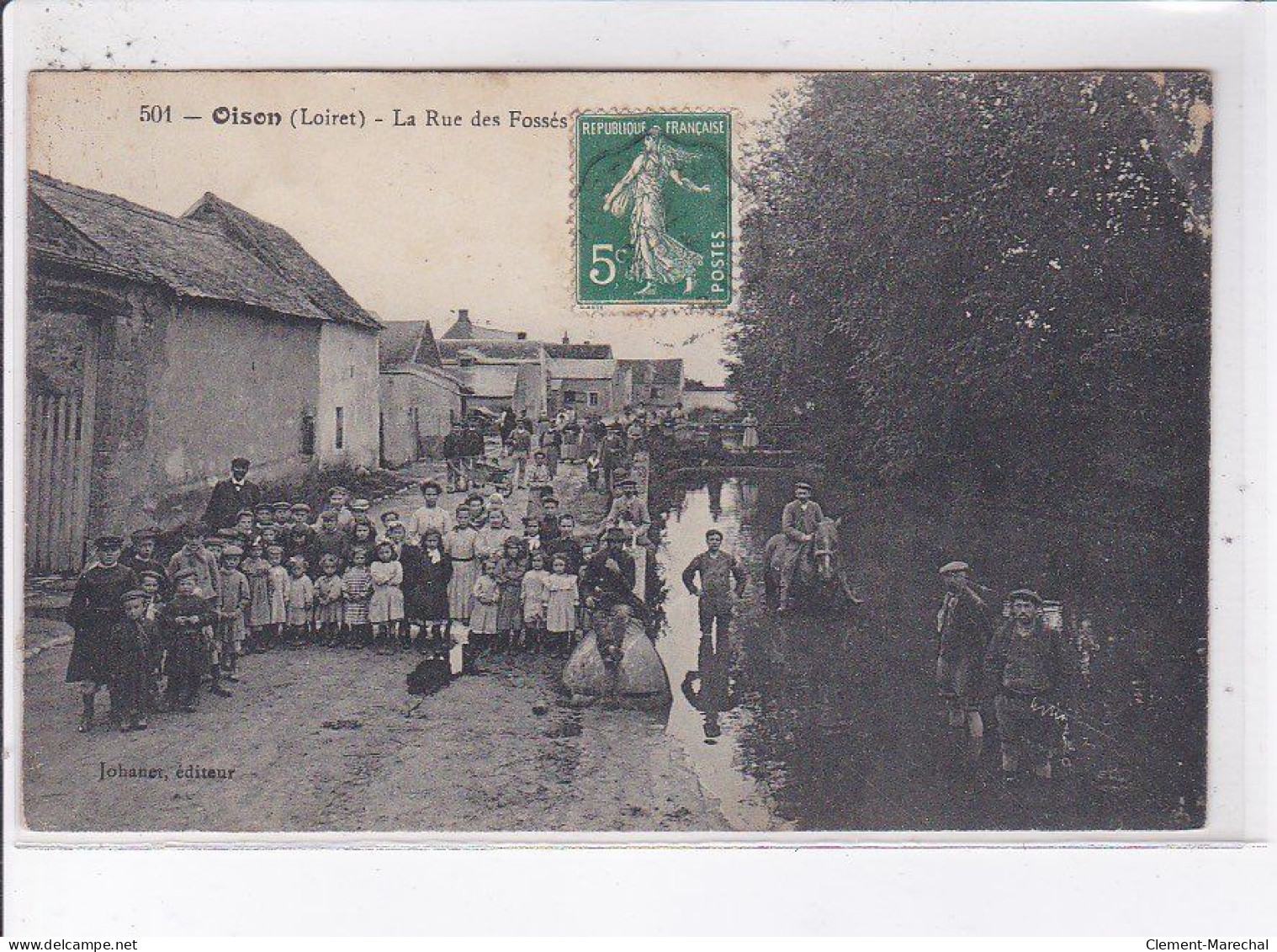 OISON: La Rue Des Fossés - Très Bon état - Sonstige & Ohne Zuordnung