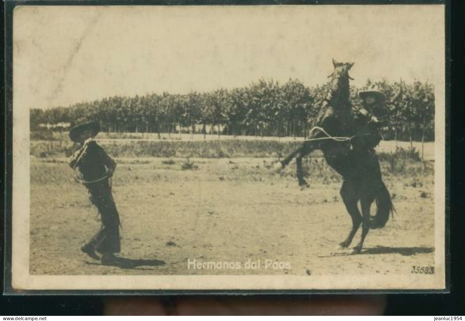 HERMANOS DAL PAOS PHOTO CARTE           ( MES PHOTOS NE SONT PAS JAUNES ) - Autres & Non Classés