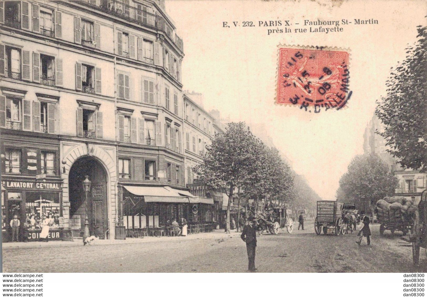 75 PARIS FAUBOURG SAINT MARTIN PRES LA RUE LAFAYETTE - Distretto: 10