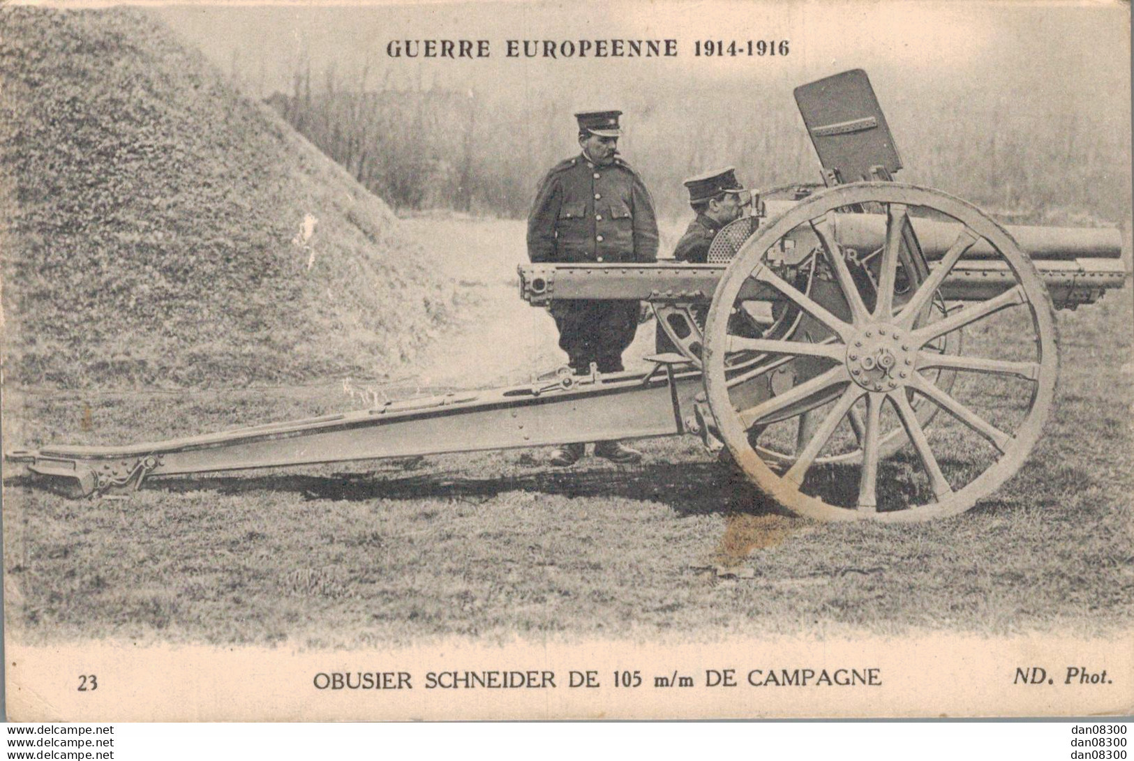 OBUSIER SCHNEIDER DE 105 DE CAMPAGNE - Matériel