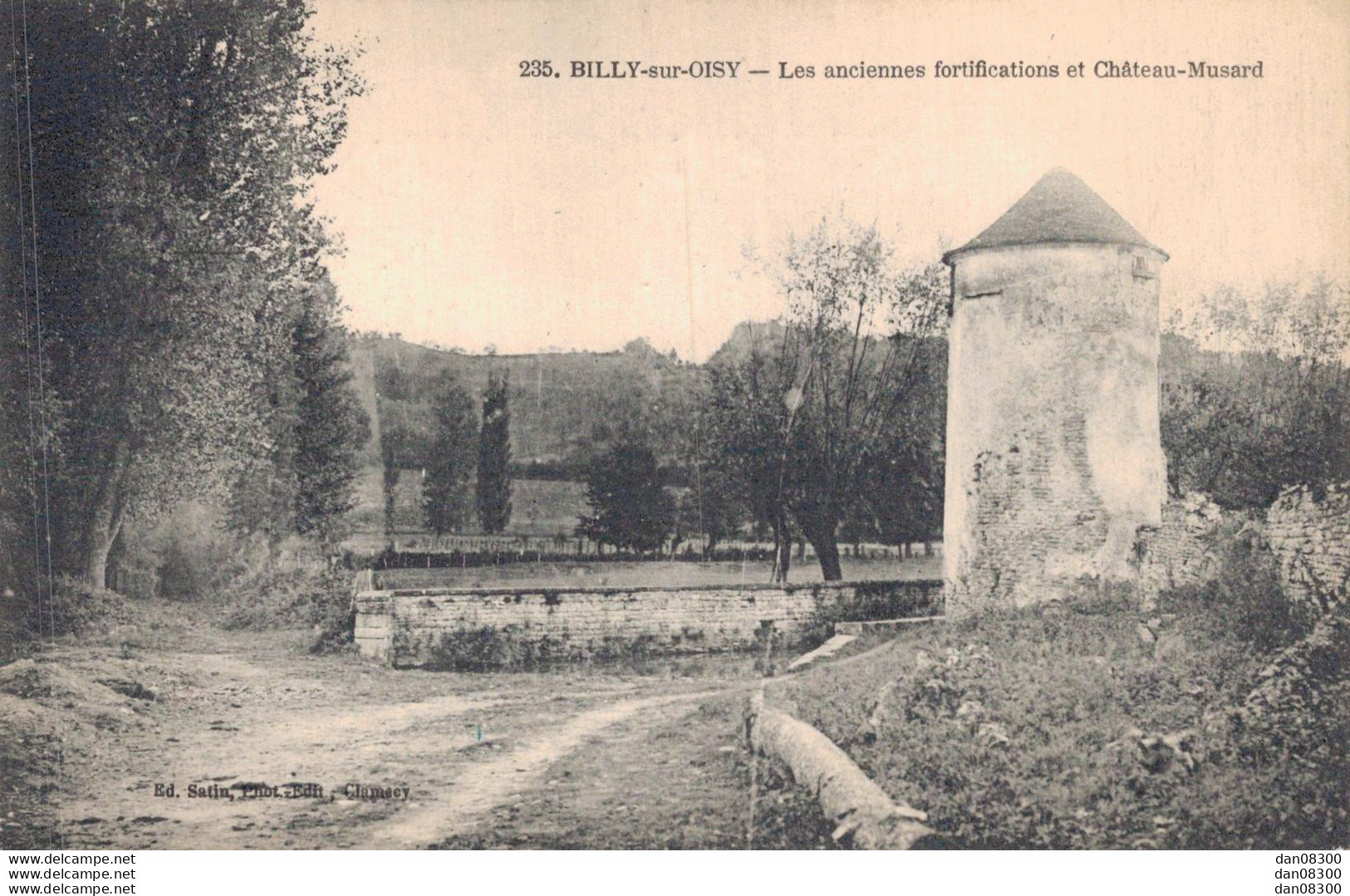 58 BILLY SUR OISY LES ANCIENNES FORTIFICATIONS ET CHATEAU MUSARD - Autres & Non Classés