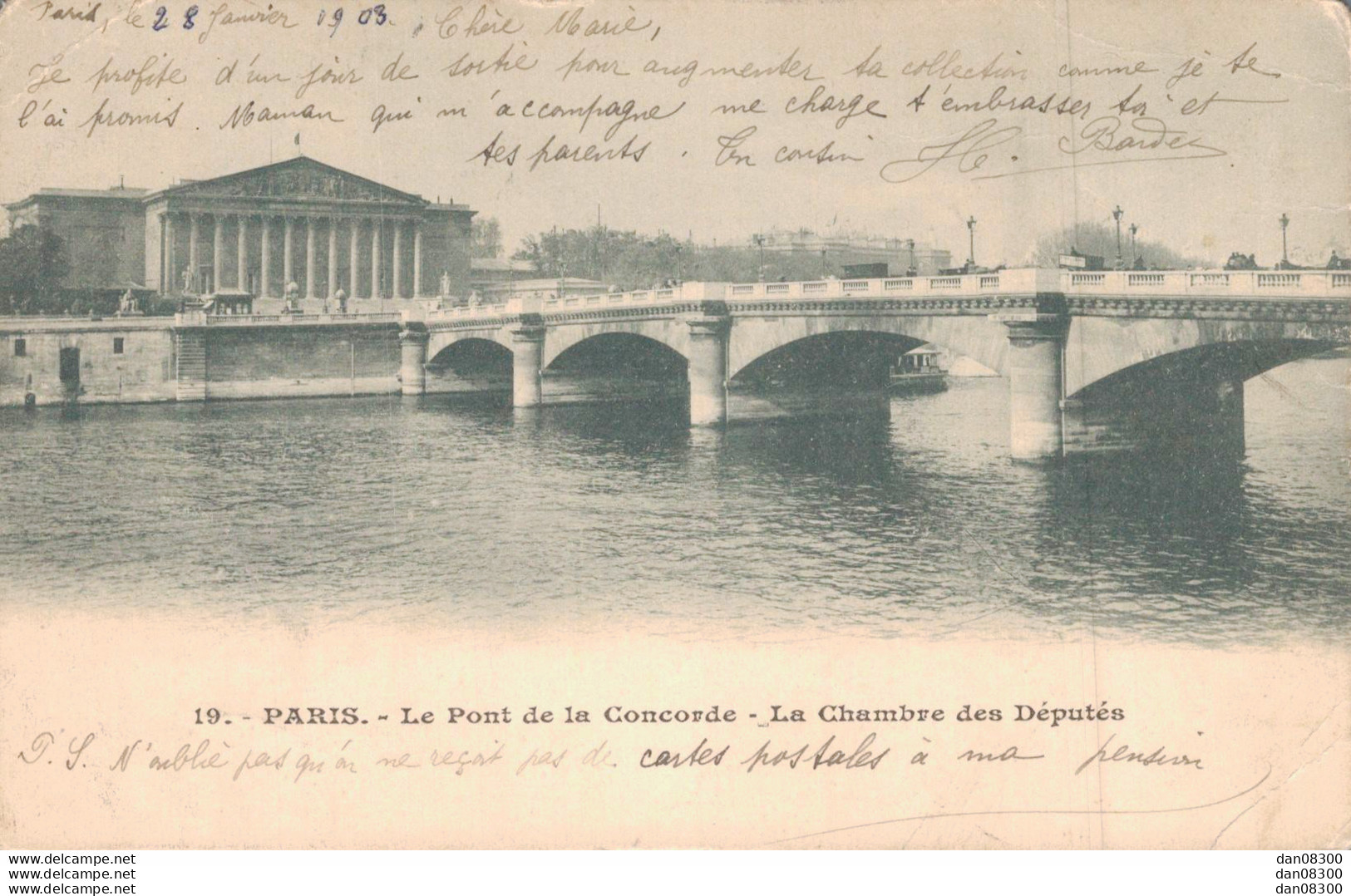 75 PARIS LE PONT DE LA CONCORDE LA CHAMBRE DES DEPUTES - Bridges