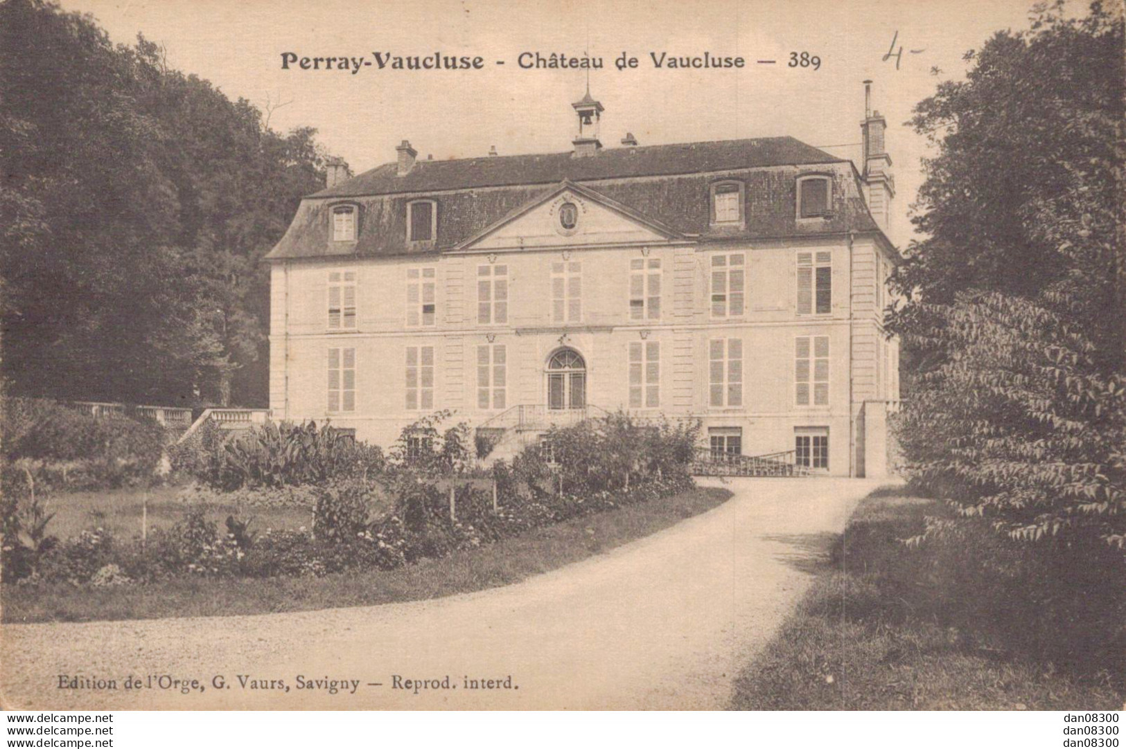 91 PERRAY VAUCLUSE CHATEAU DE VAUCLUSE - Andere & Zonder Classificatie