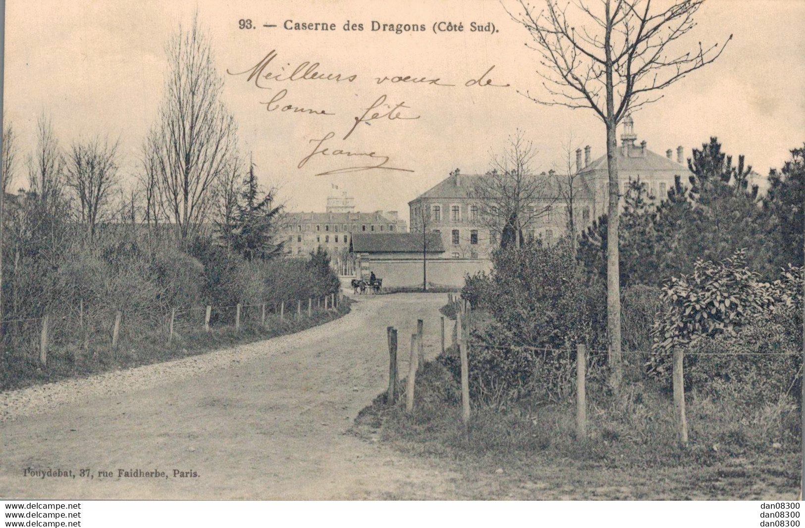 94 VINCENNES CASERNE DES DRAGONS COTE SUD - Barracks