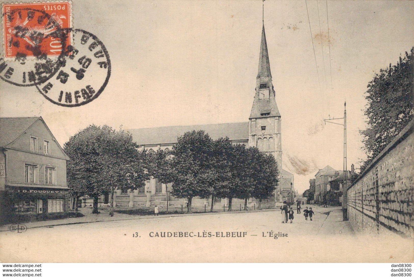 76 CAUDEBEC LES ELBEUF L'EGLISE - Caudebec-lès-Elbeuf