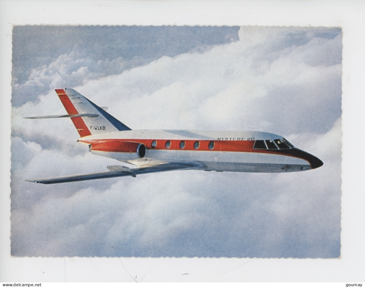 Le Mystère 20 Ou Falcon 20 Avion D'affaires Biréacteur - Dassault Aviation 1963 Exporté Aux U.S.A (cp Vierge N°17) - 1946-....: Era Moderna