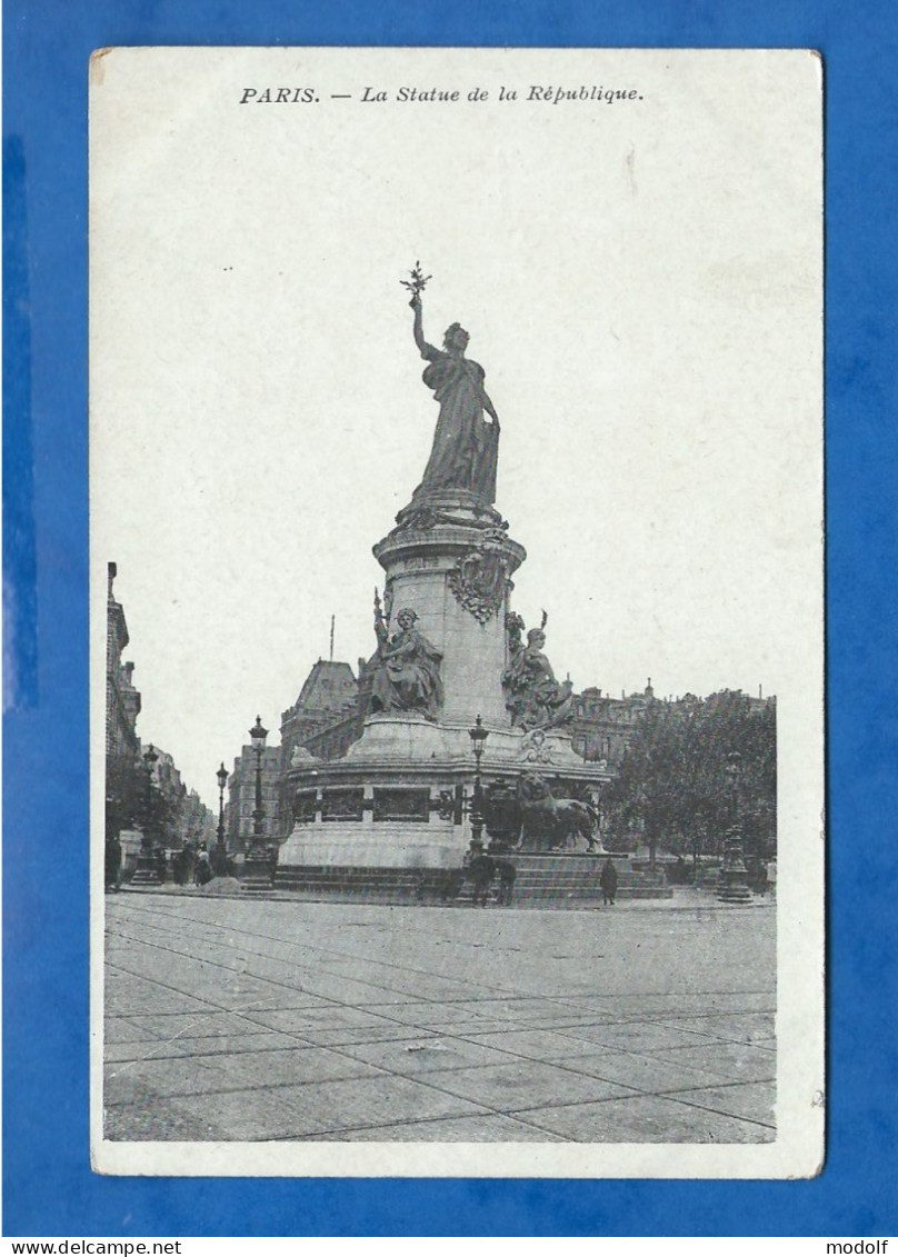 CPA - 75 - La Statue De La République - Non Circulée - Statuen