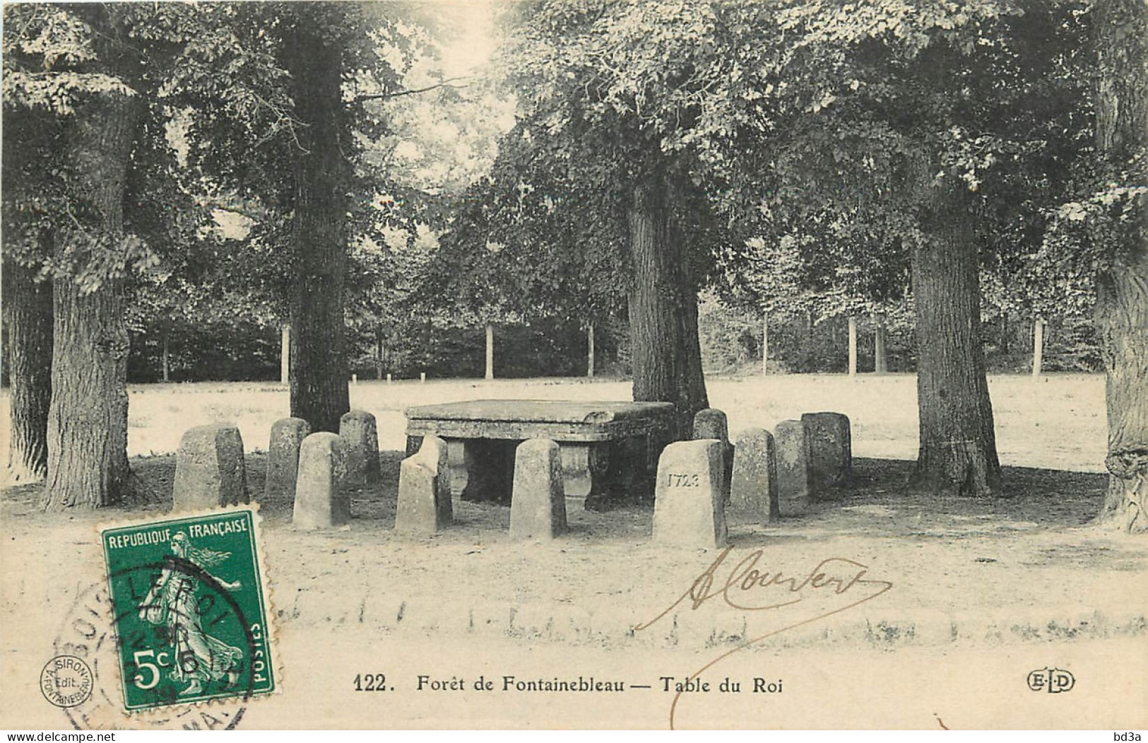 77 - FORET DE FONTAINEBLEAU - TABLE DU ROI - Other & Unclassified