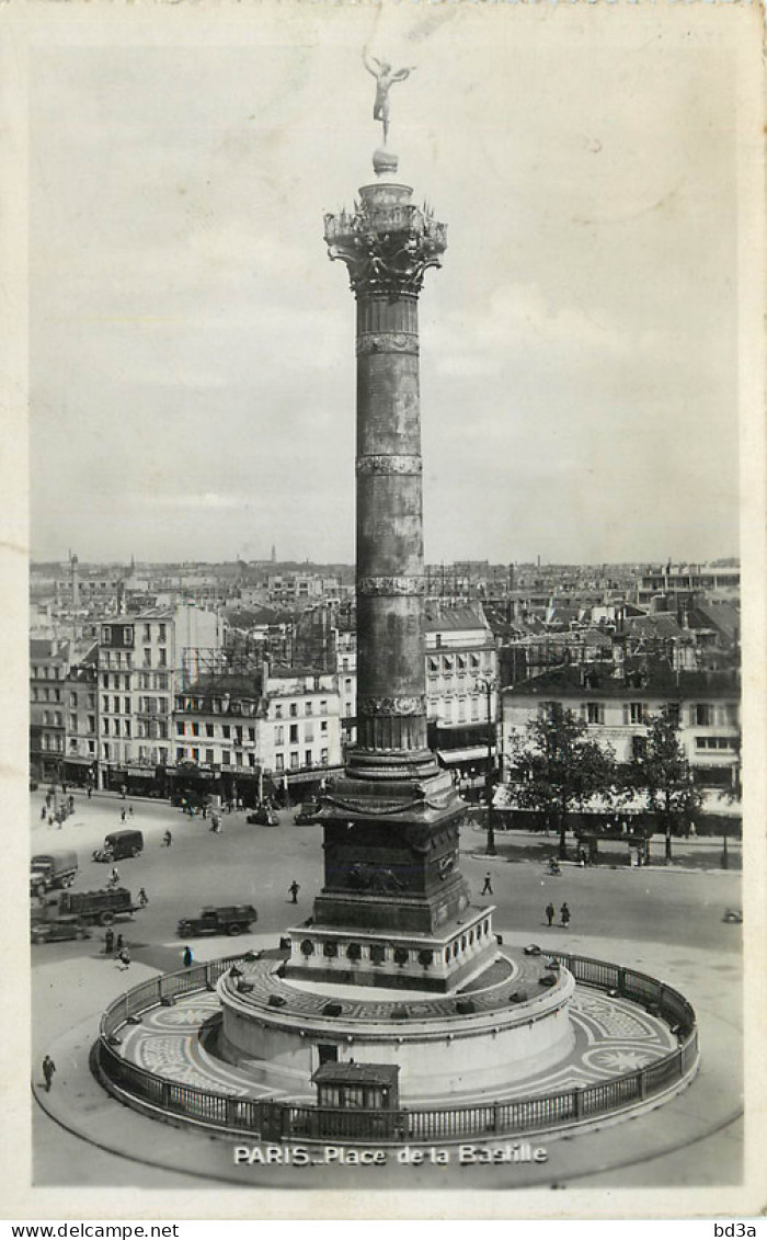 75 - PARIS - PLACE DE LA BASTILLE - Sonstige & Ohne Zuordnung