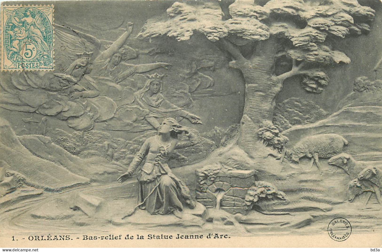   ORLEANS - BAS RELIEF DE LA STATUE JEANNE D'ARC - Orleans