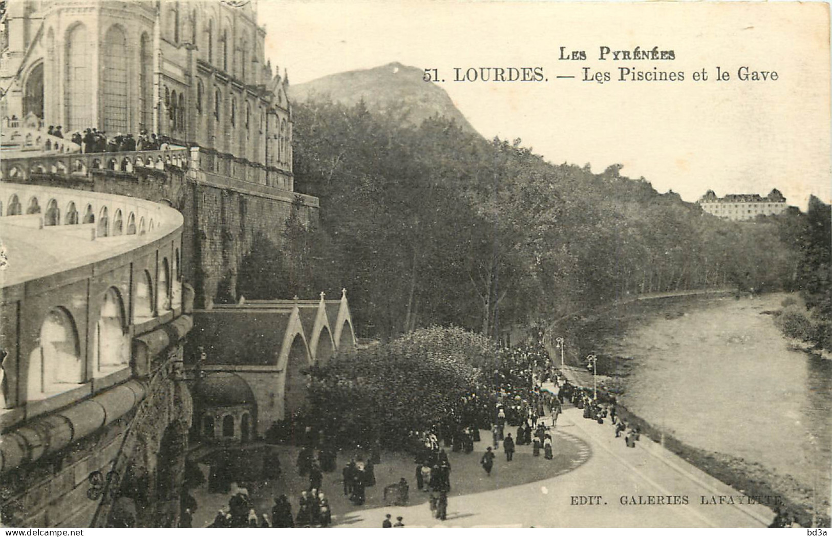 65 - LOURDES - LES PISCINES ET LE GAVE - Lourdes