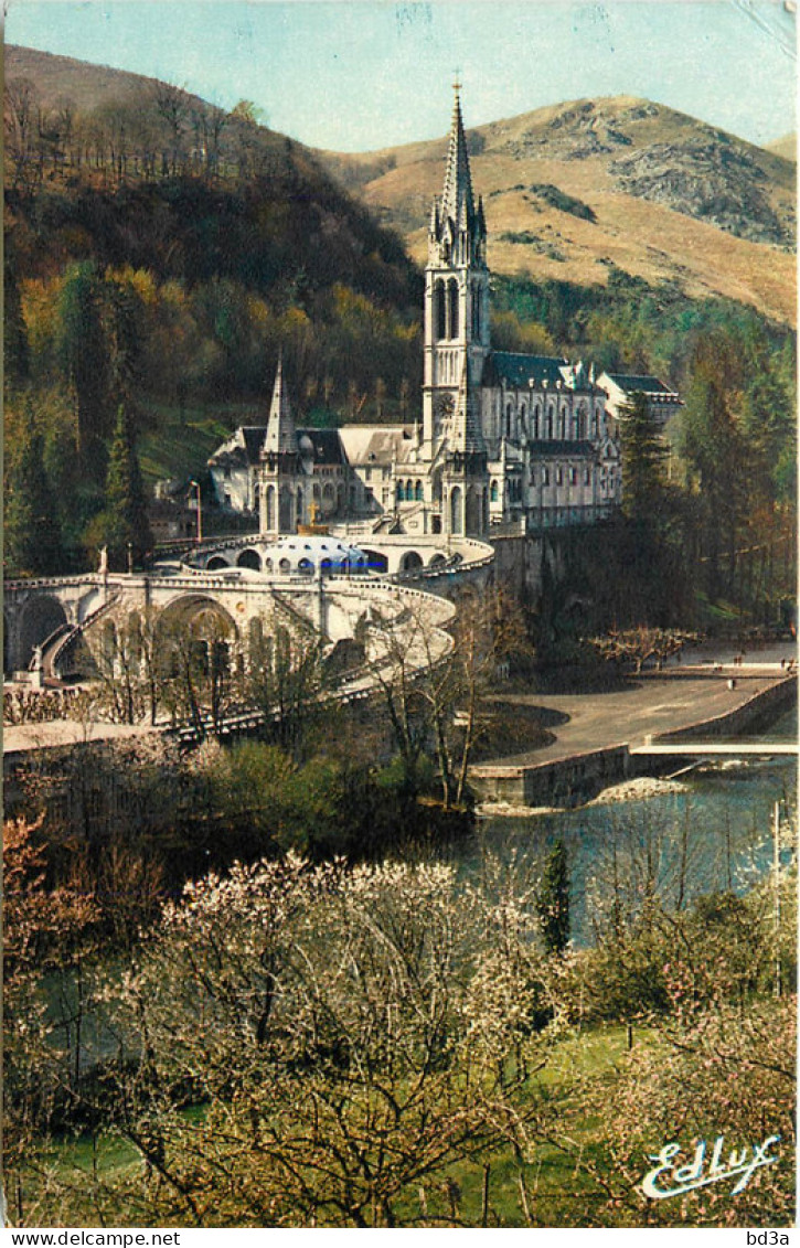 65 - LOURDES - LA BASILIQUE - Lourdes