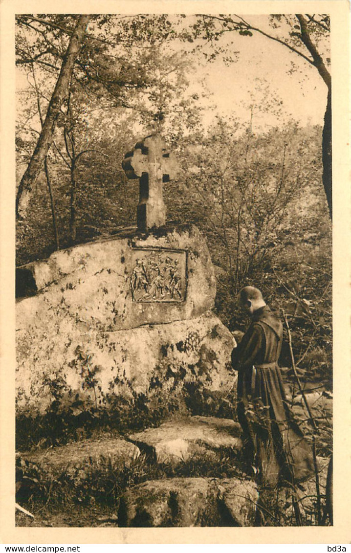 89 - ABBAYE DE LA PIERRE QUI VIRE - LE CHEMIN DE CROIX - Other & Unclassified