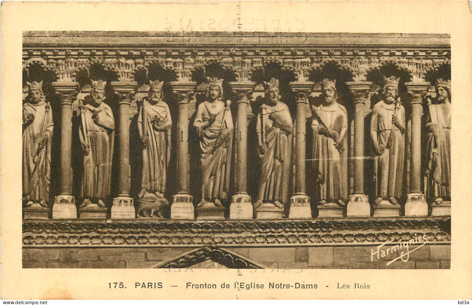 75 - PARIS - NOTRE DAME  - FRONTON - Notre Dame Von Paris