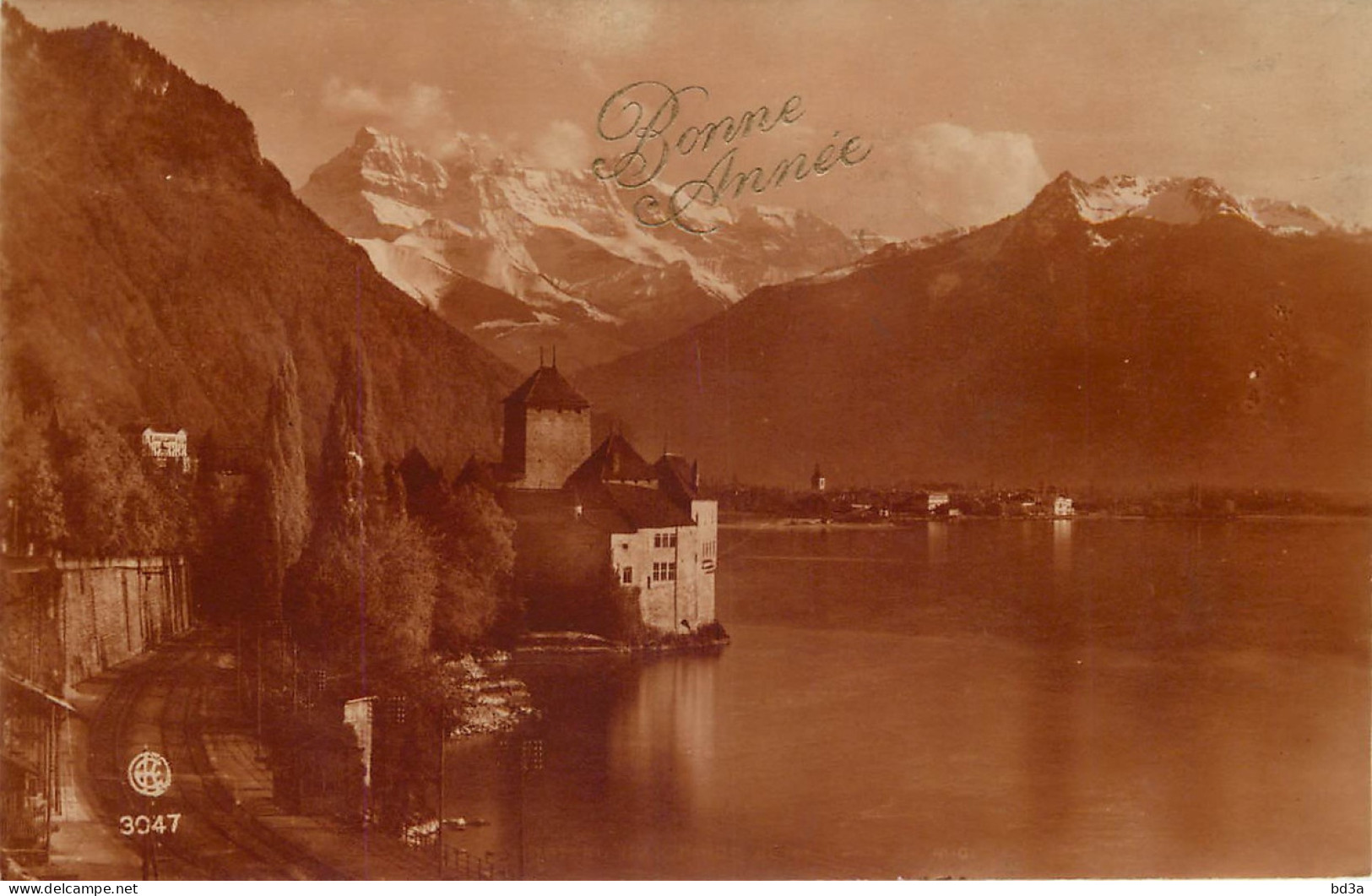 SUISSE - CHATEAU DE CHILLON - BONNE ANNEE - Sonstige & Ohne Zuordnung