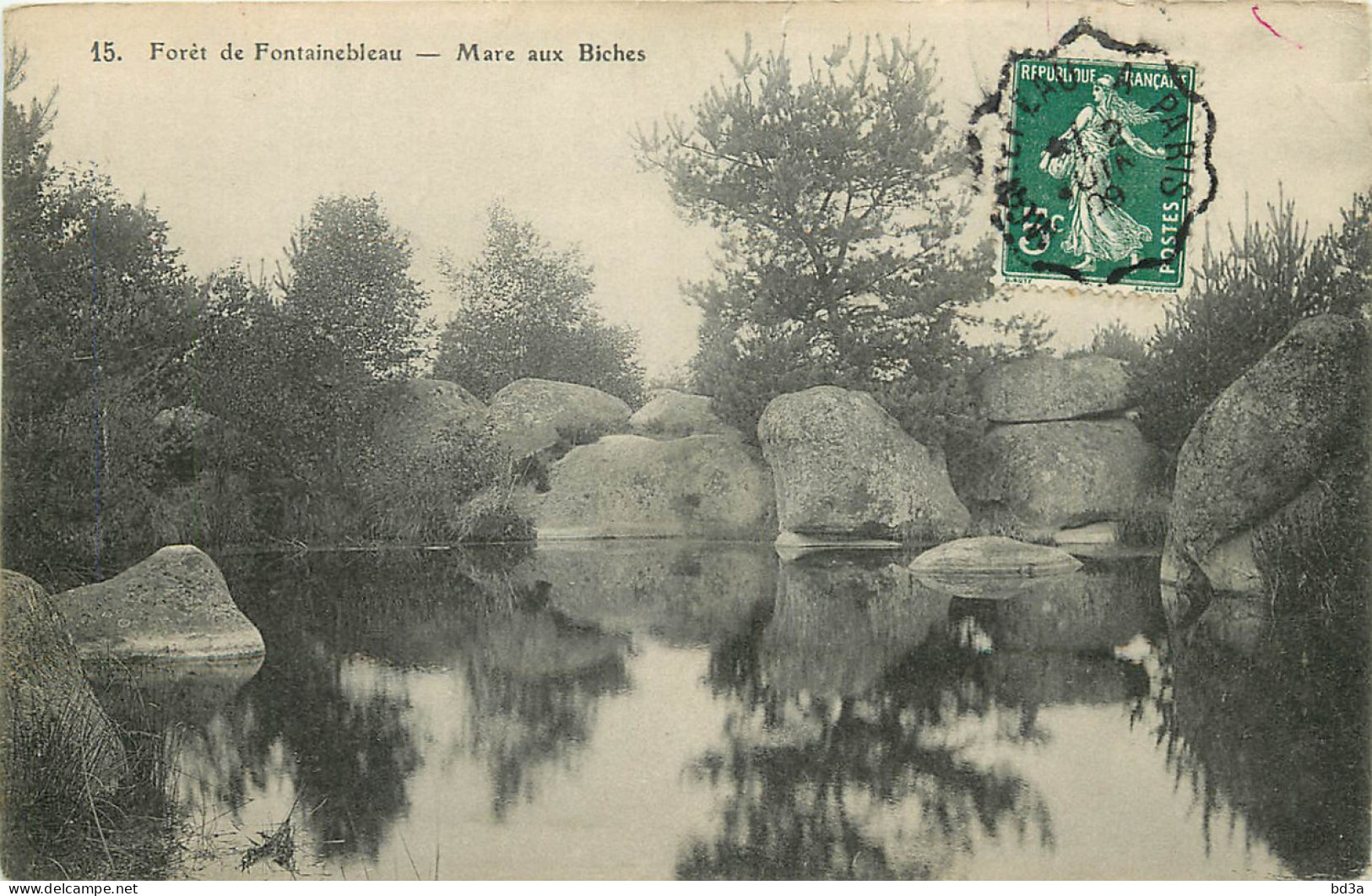 77 - FORET DE FONTAINEBLEAU - MARE AUX BICHES - CONVOYEUR PARIS  - Other & Unclassified