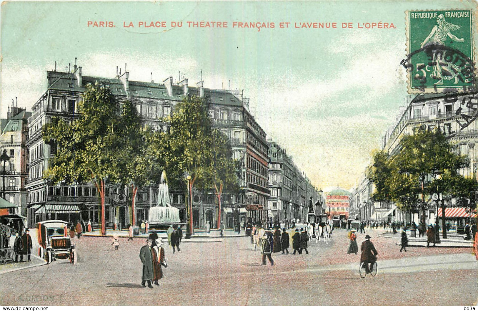 75 - PARIS - PLACE DU THEATRE FRANCAIS - Arrondissement: 01