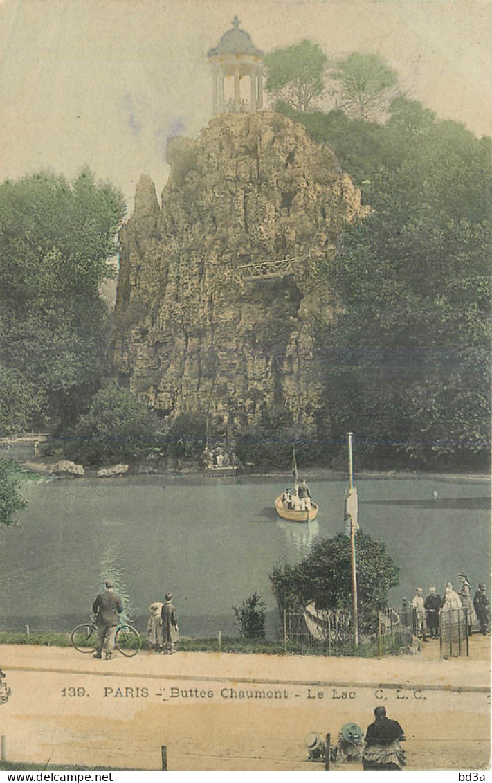 75 - PARIS - BUTTES CHAUMONT - LE LAC - Parks, Gardens