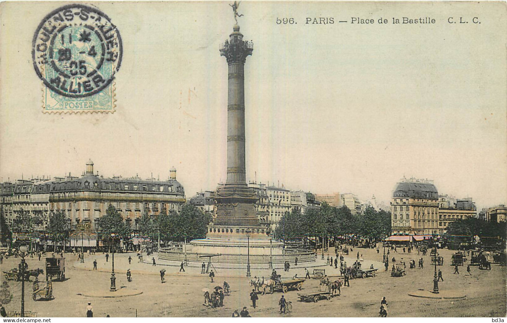 75 - PARIS - PLACE DE LA BASTILLE - Arrondissement: 11