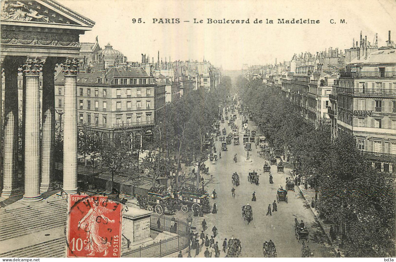 75 - PARIS - BOULEVARD DE LA MADELEINE - Distrito: 01