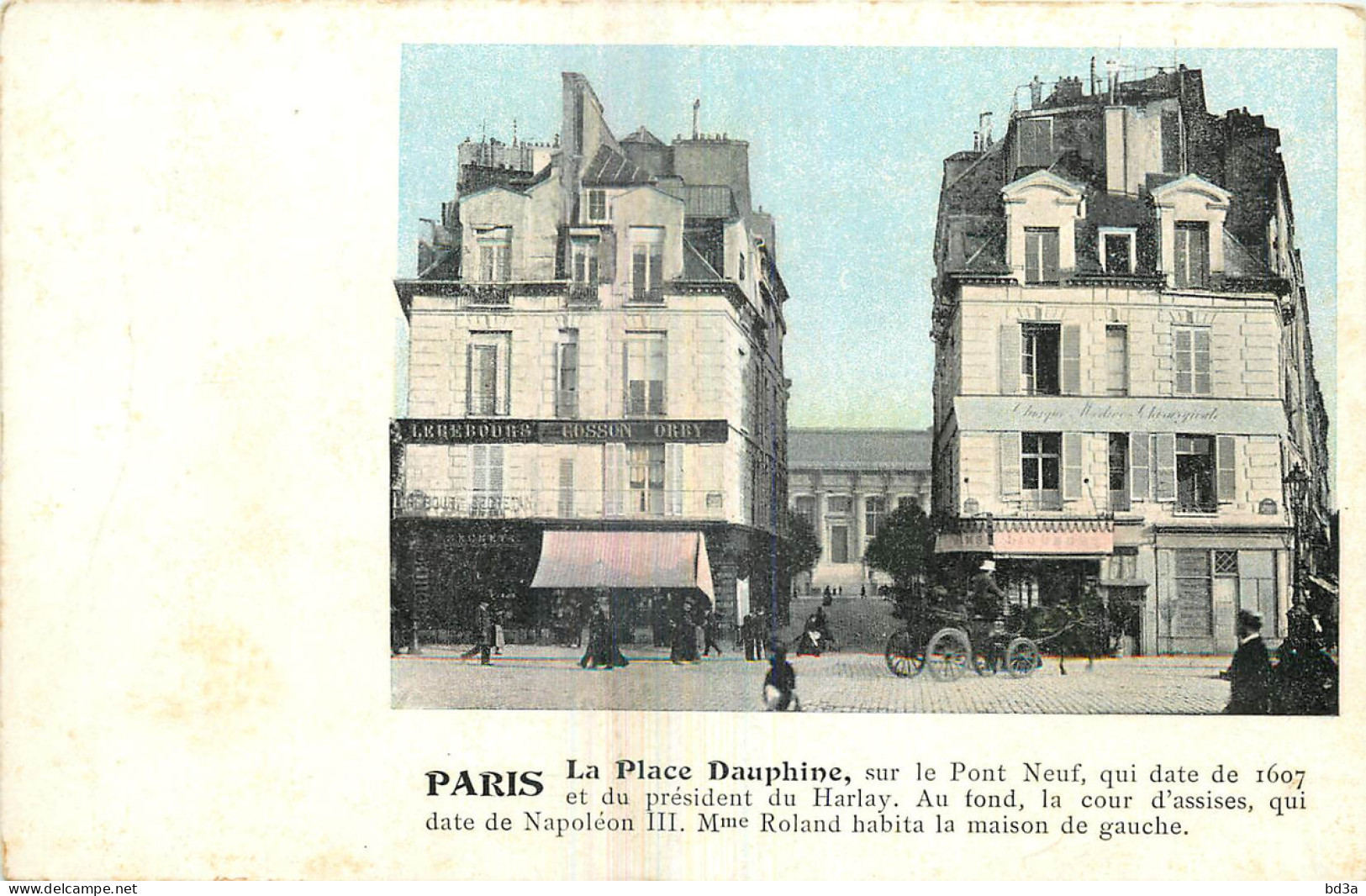 75 - PARIS - LA PLACE DAUPHINE - District 01