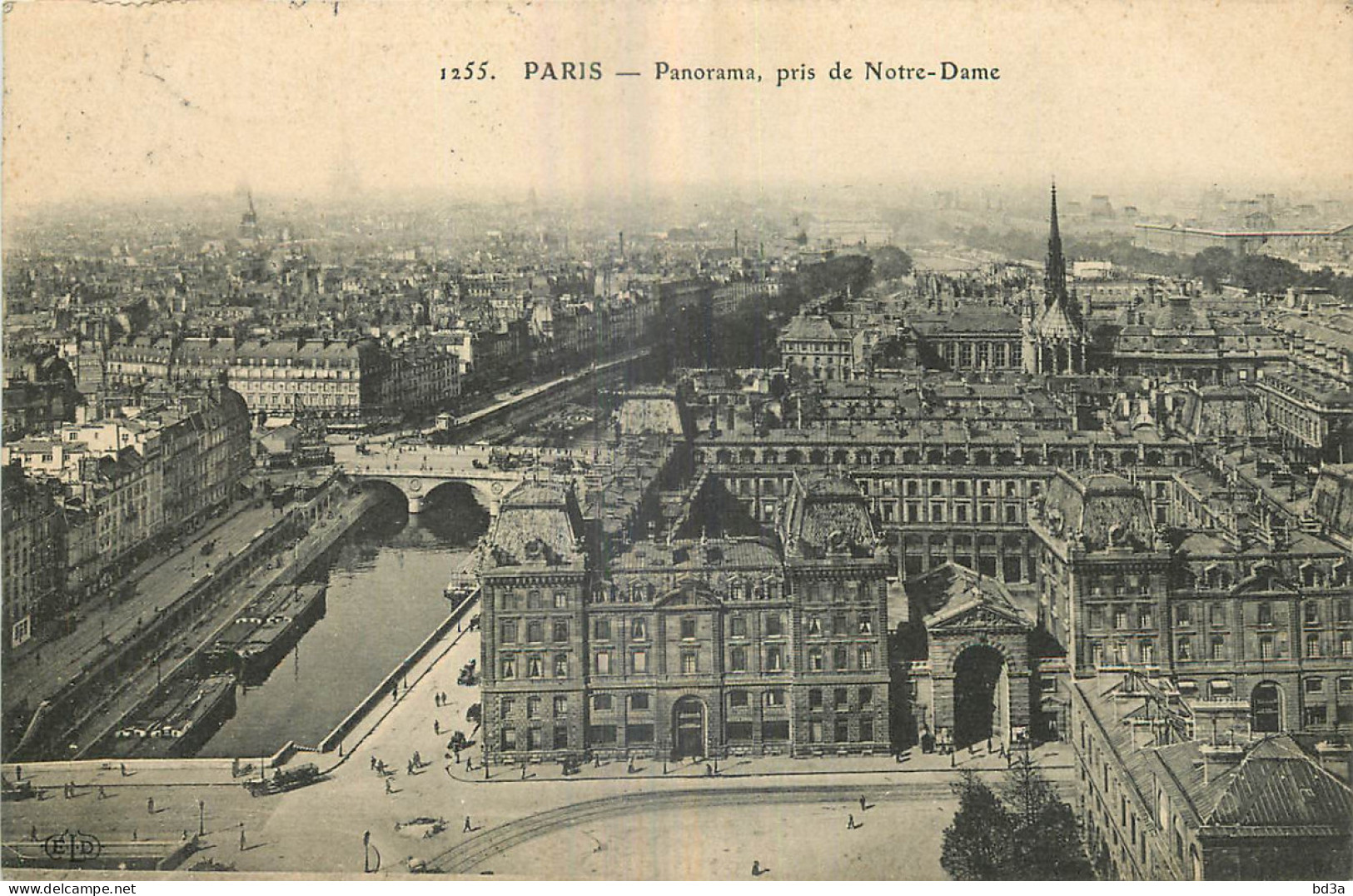 75 - PARIS - PANORAMA PRIS DE NOTRE DAME - Notre Dame De Paris