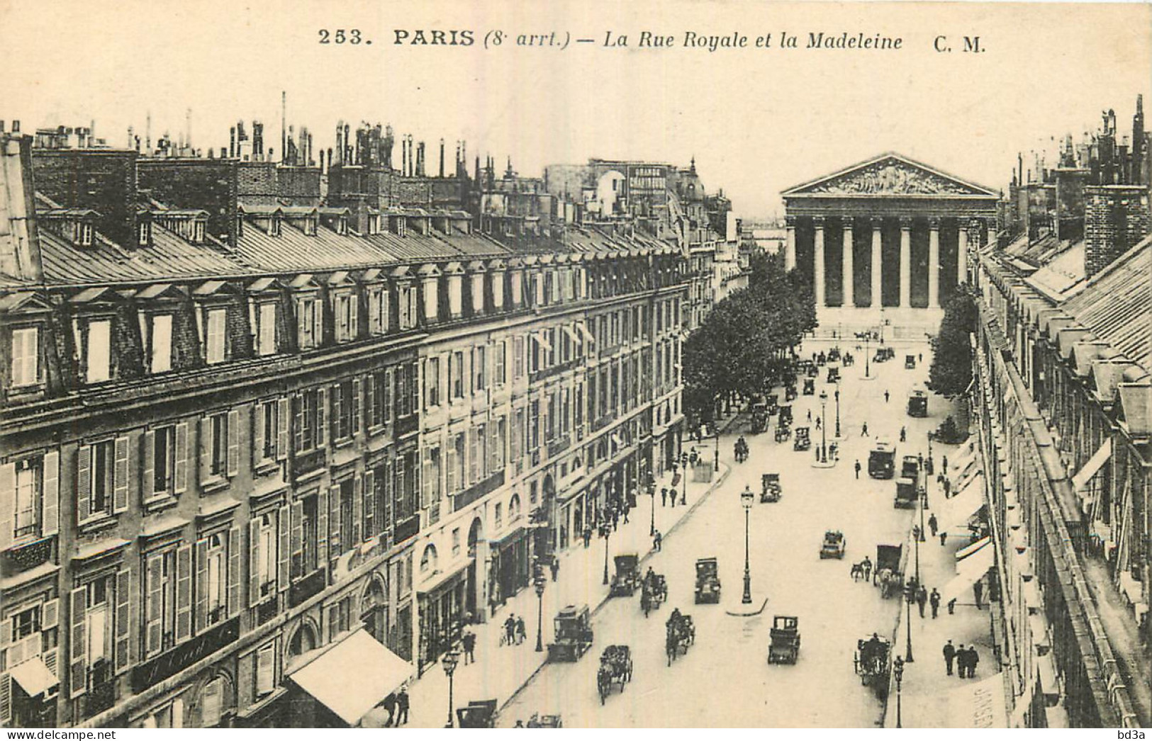 75 - PARIS - LA RUE ROYALE ET LA MADELEINE - Distretto: 08