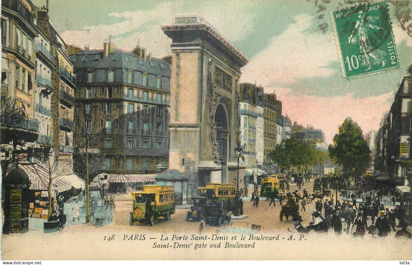 75 - PARIS - LA PORTE SAINT DENIS ET LE BOULEVARD - Paris (10)