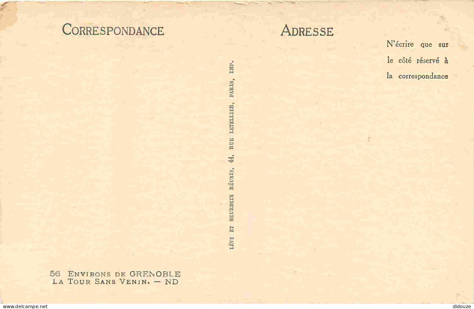 38 - La Tour Sans Venin - CPA - Voir Scans Recto-Verso - Otros & Sin Clasificación