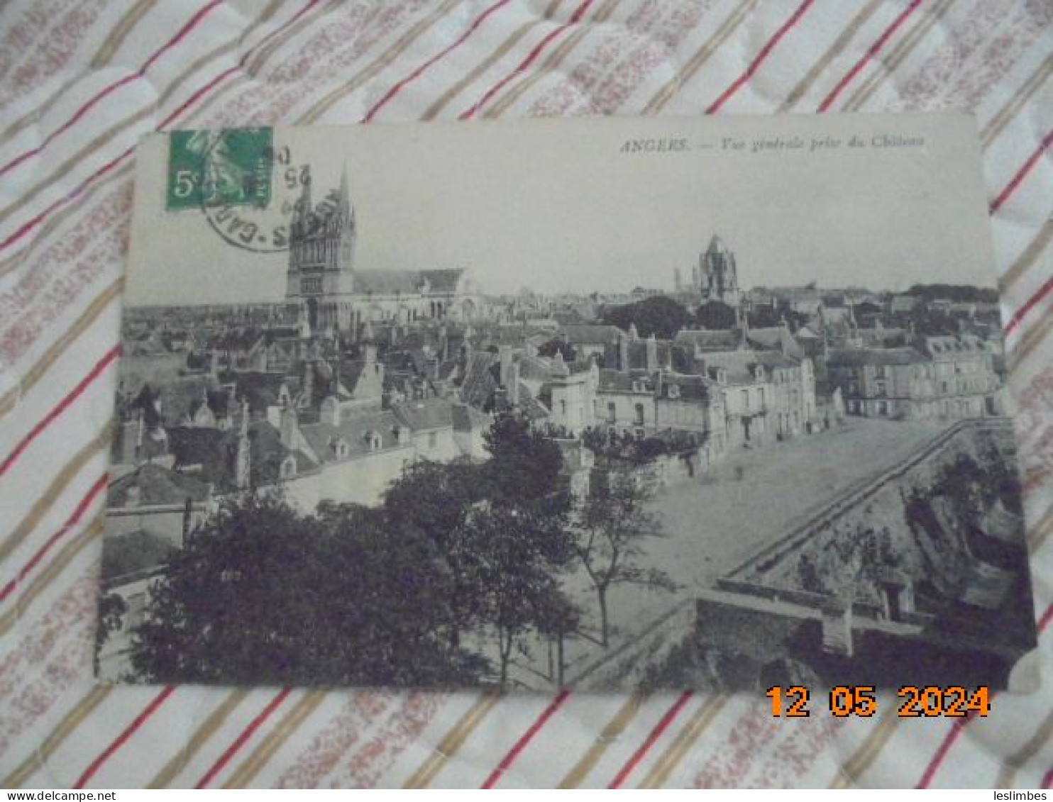 Angers. Vue Generale Prise Du Chateau. PM 1908 - Angers