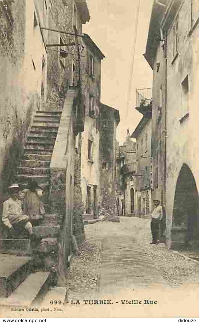 06 - La Turbie - Vieille Rue - Animée - Enfants - CPA - Voir Scans Recto-Verso - La Turbie