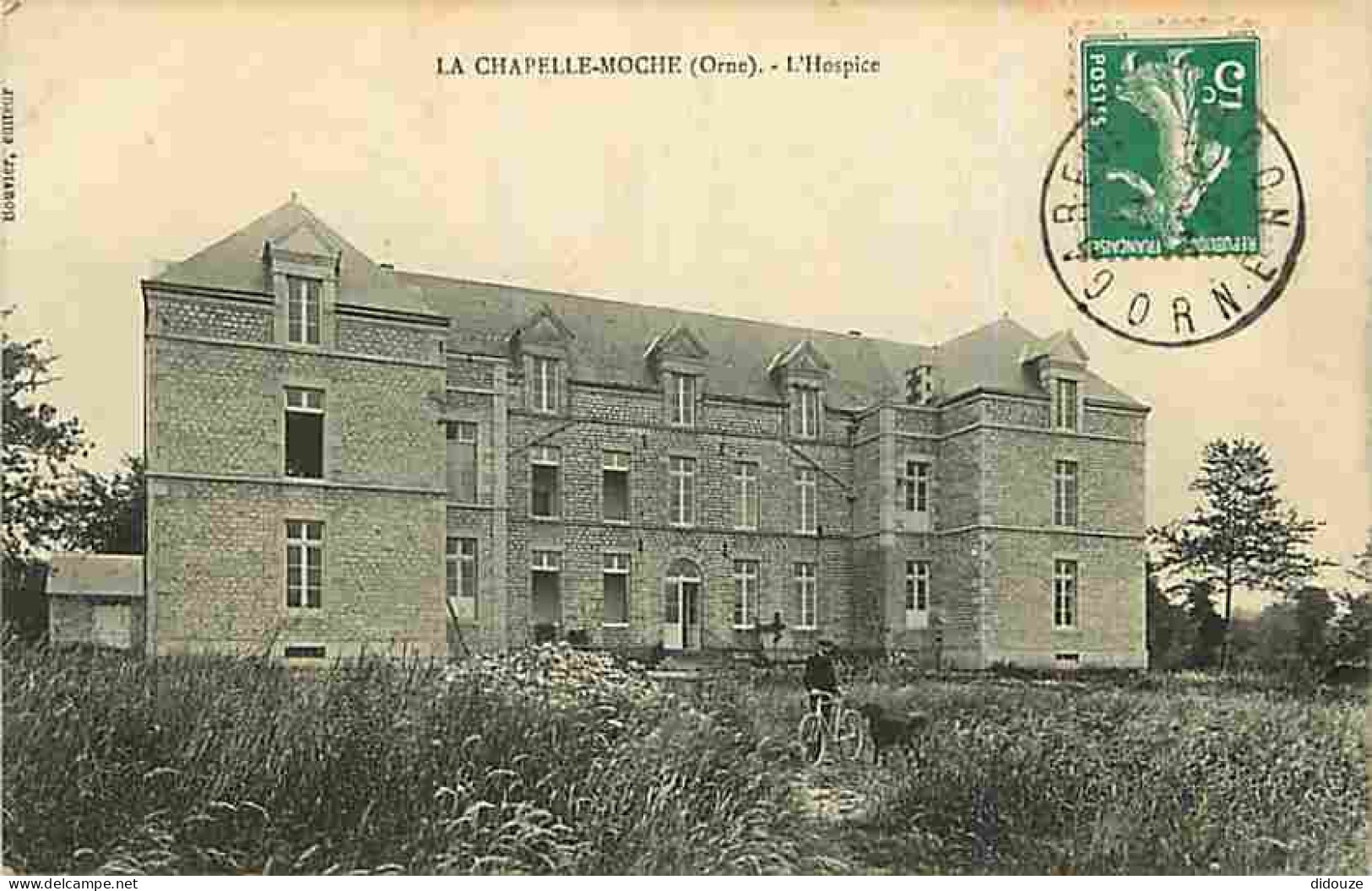 61 - La Chapelle Moche - L'Hospice - Animée - CPA - Voir Scans Recto-Verso - Andere & Zonder Classificatie
