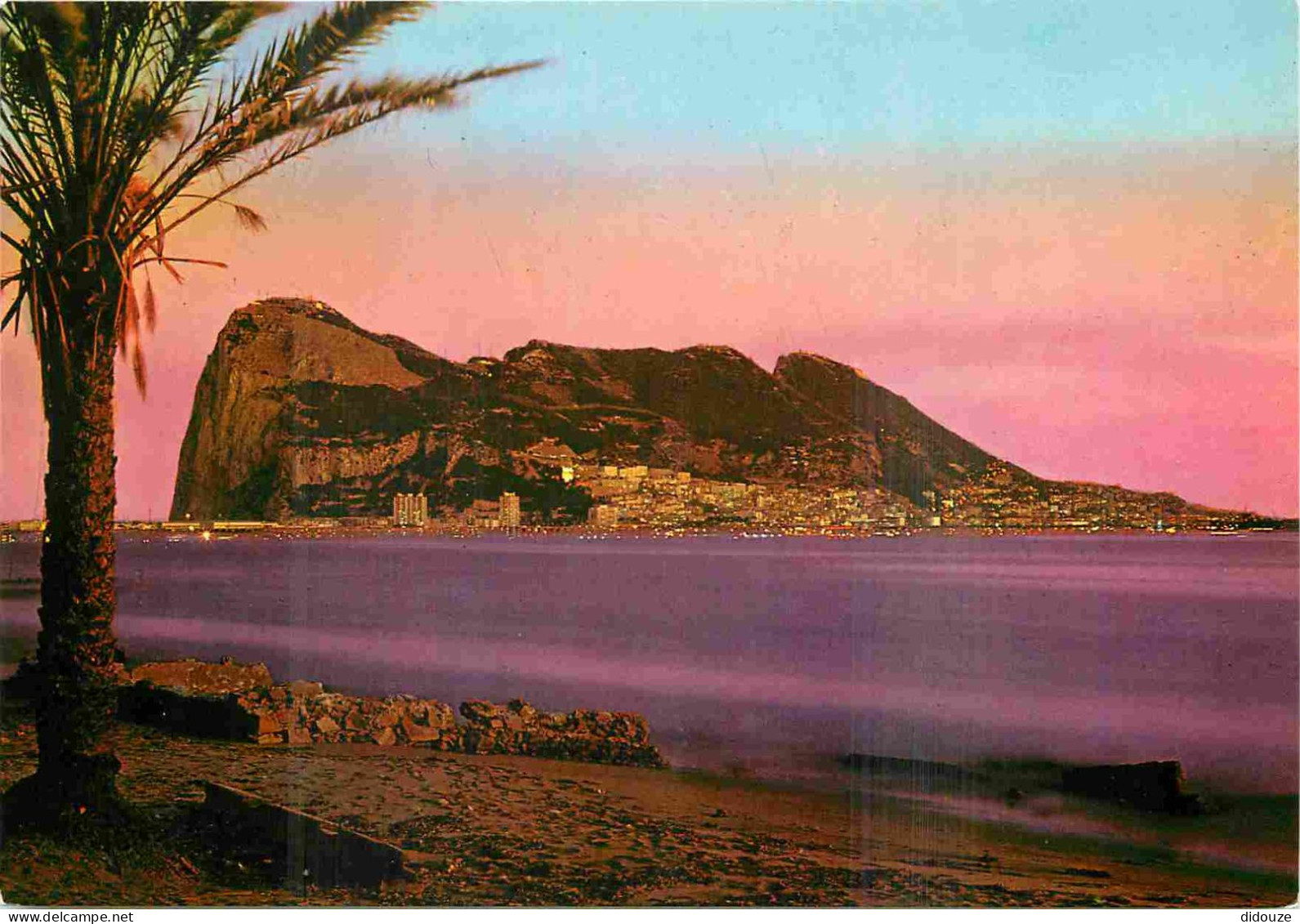 Gibraltar - El Penon De Gibraltar - Le Rocher De Gibraltar - Coucher De Soleil - CPM - Voir Scans Recto-Verso - Gibraltar