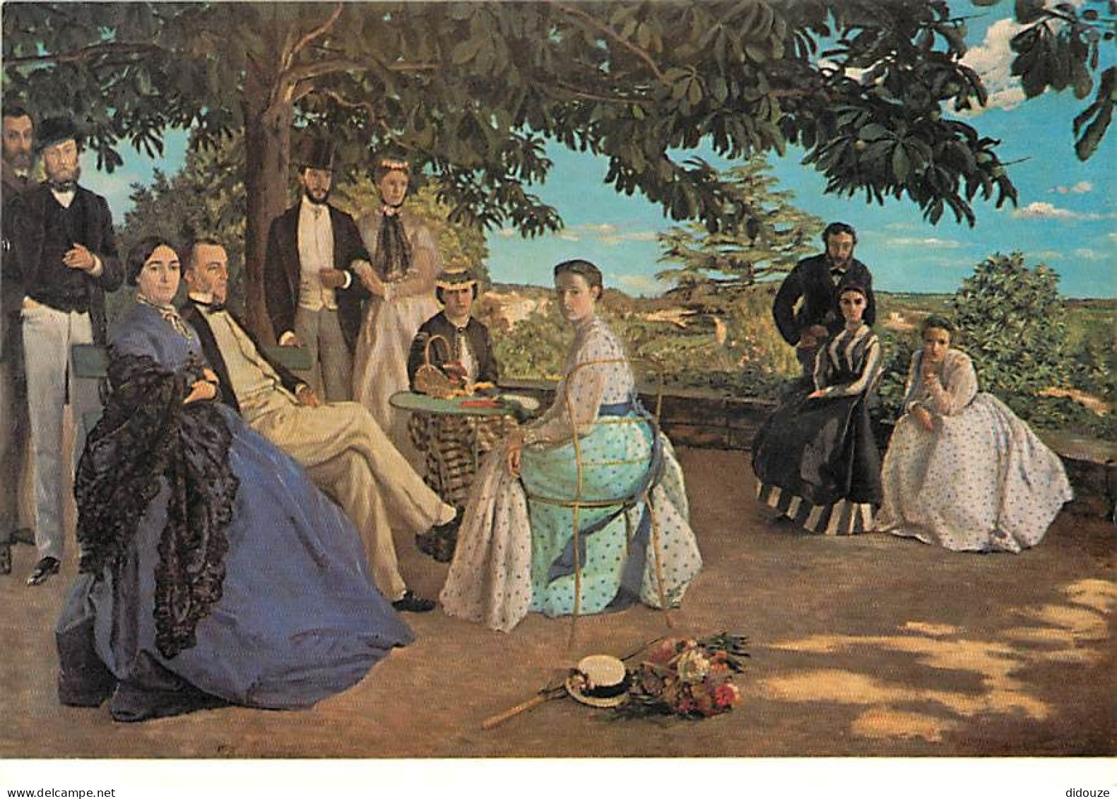 Art - Peinture - Jean Frédéric Bazille - Réunion De Famille , 1867 - CPM - Carte Neuve - Voir Scans Recto-Verso - Pittura & Quadri