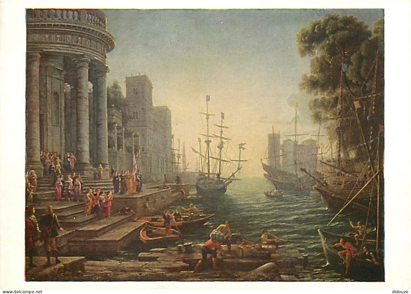 Art - Peinture - Claude - Seaport : The Embarkation Of S. Ursula - CPM - Carte Neuve - Voir Scans Recto-Verso - Paintings