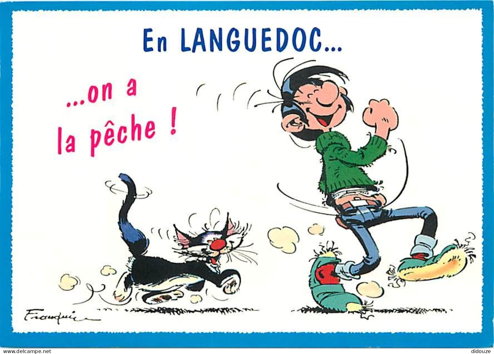 Bandes Dessinées - Gaston Lagaffe - Le Chat Dingue - Franquin - Carte Neuve - CPM - Voir Scans Recto-Verso - Comics