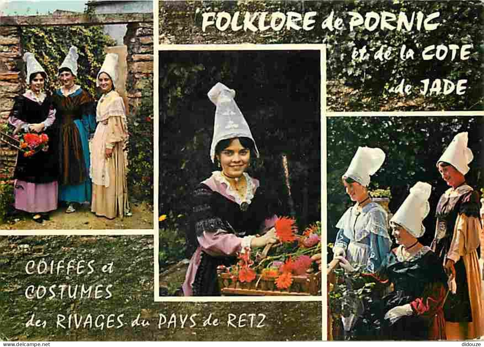 Folklore - Costumes - Folkore De Pornic - Pays De Retz - Multivues - CPM - Voir Scans Recto-Verso - Costumi