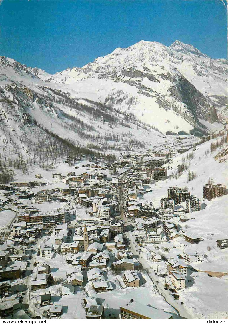 73 - Val D'Isère - Vue Générale Aérienne - Au Fond La Daïlle - CPM - Flamme Postale - Voir Scans Recto-Verso - Val D'Isere