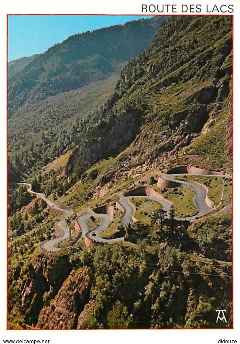 65 - Hautes Pyrénées - La Route Des Lacs - Les Lacets Des Edelweiss (Cap De Long) - CPM - Voir Scans Recto-Verso - Autres & Non Classés