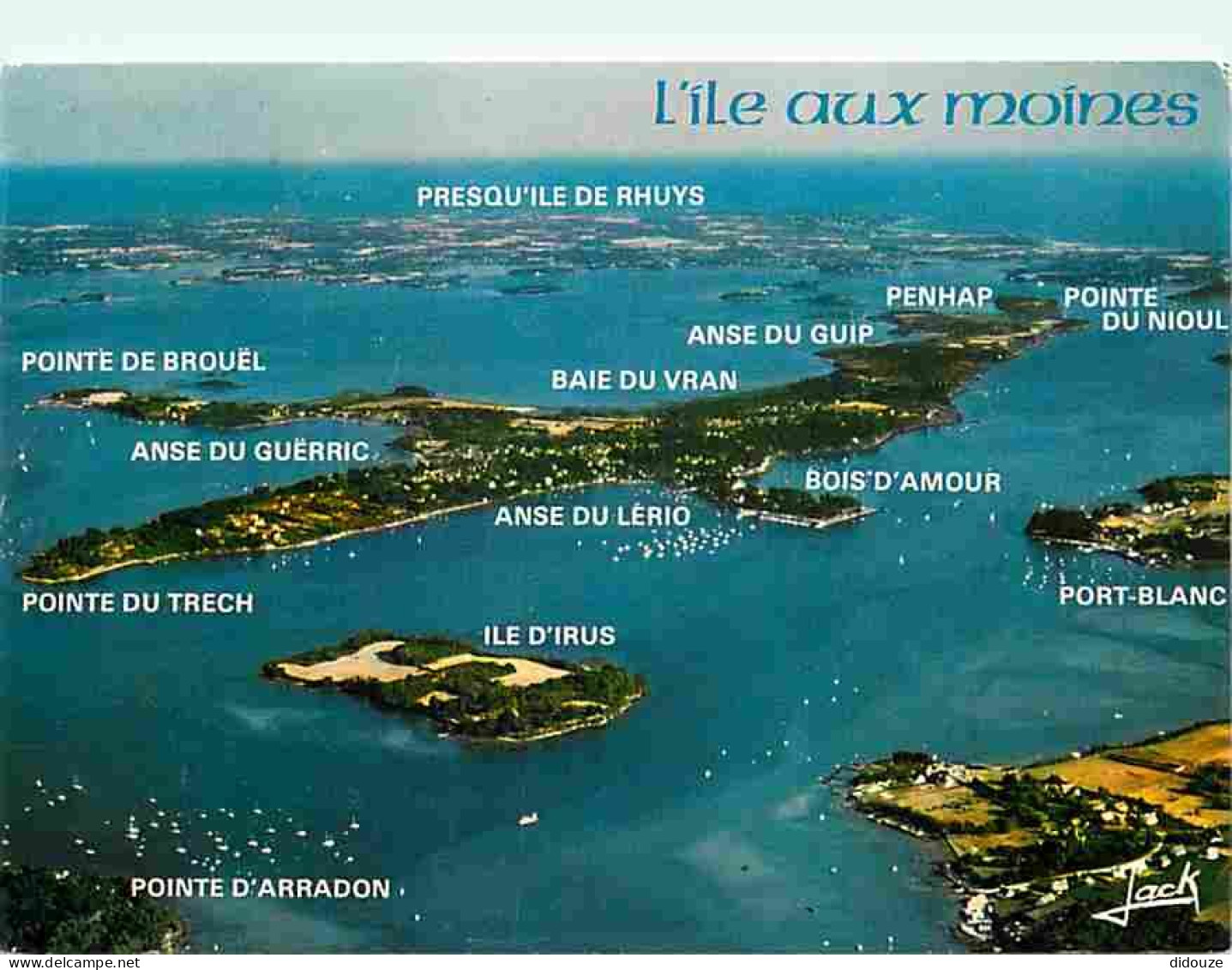 56 - Ile Aux Moines - Vue Aérienne - Golfe Du Morbihan - Carte Neuve - CPM - Voir Scans Recto-Verso - Ile Aux Moines