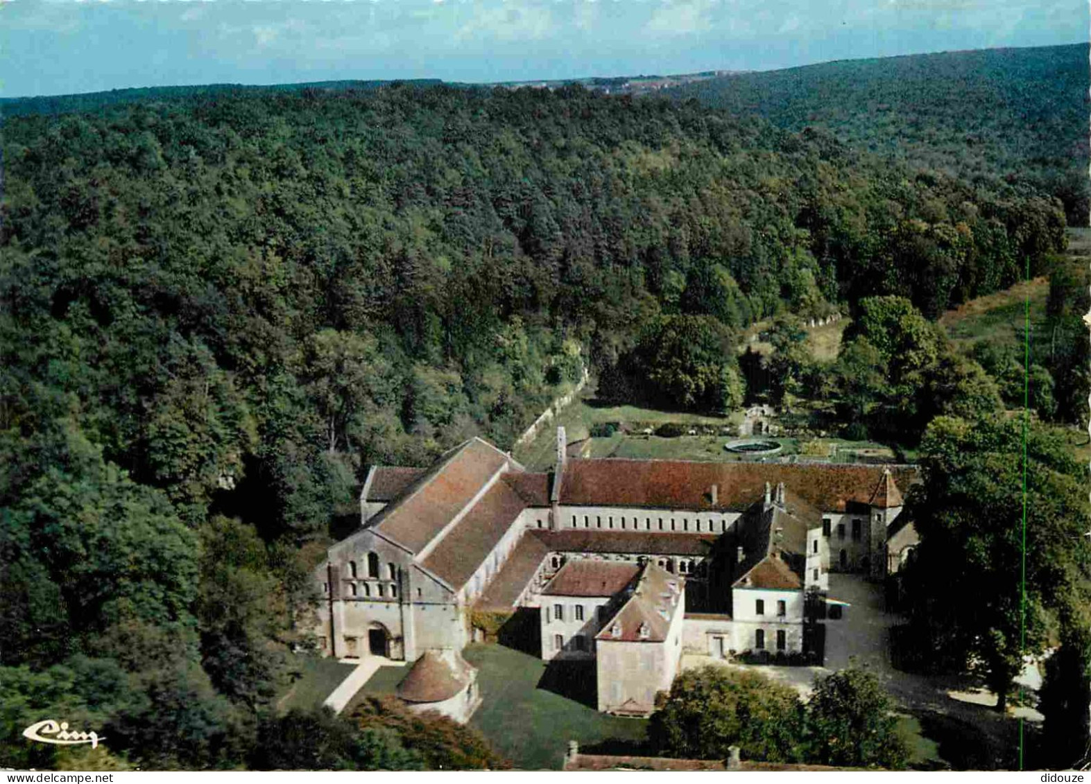 21 - Marmagne - Abbaye Cistercienne De Fontenay - Vue Générale Aérienne - CPM - Voir Scans Recto-Verso - Andere & Zonder Classificatie