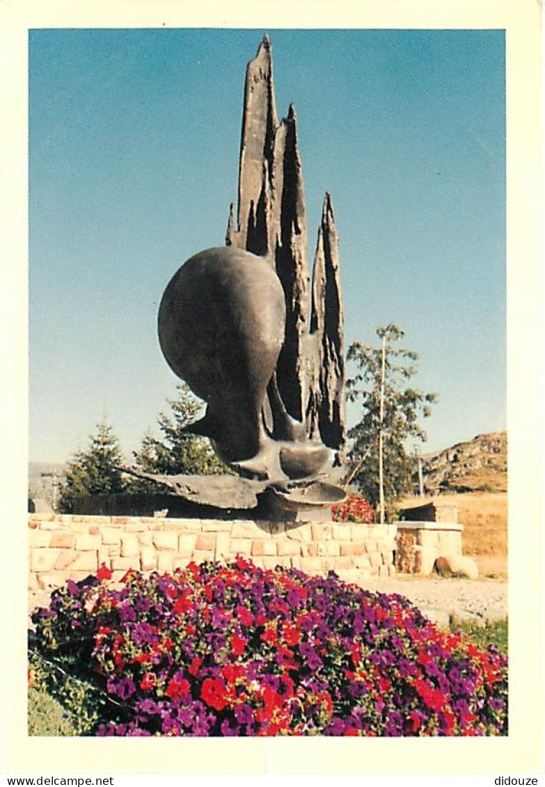 38 - Alpe D'Huez - Centre Notre Dame Des Neiges - Sculpture Ton Slegers Bergeix - Fleurs - Carte Neuve - CPM - Voir Scan - Autres & Non Classés